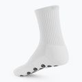 Gyerek focizokni OneTeam Precision Grip non-slip 2-pack white 2