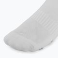 Gyerek focizokni OneTeam Precision Grip non-slip 2-pack white 4