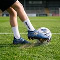 Gyerek focizokni OneTeam Precision Grip non-slip 2-pack white 8