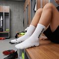 Gyerek focizokni OneTeam Precision Grip non-slip 2-pack white 9