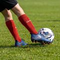 Gyerek focizokni OneTeam Precision football socks szett 2-pack piros 7
