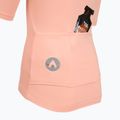 Gyermek kerékpáros mez ATTABO TEVRA JR rövid cipzárral, rózsaszín 13