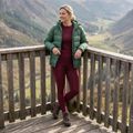 Női thermo fehérnemű szett WOOLCANO Merino SET0543 burgundy 8