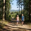 Gyermek túrapóló KADVA TrailCore légáteresztő rózsaszín 5