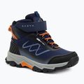 Gyermek túracipő KADVA Rocky Trail Mid vízálló softshell sötétkék