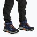Gyermek túracipő KADVA Rocky Trail Mid vízálló softshell sötétkék 2