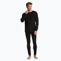 WOOLCANO Merino férfi termikus alsónemű szett SET0540 fekete