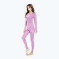 Női termikus fehérnemű szett WOOLCANO Merino SET0543 lila 4