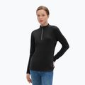 Női thermo pulóver WOOLCANO Merino TOP0545 fekete