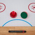OneTeam FunArena 3 az 1-ben csocsó, cymball, fa/fekete biliárdasztal 18