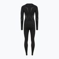 Női KADVA ALPINESTEP COOLMAX THERMAL PRO DRY varrás nélküli fekete termikus fehérnemű szett 12