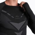 Férfi KADVA ALPINESTEP THERMO LIGHT PLUS varrás nélküli fekete thermoaktív fehérnemű szett 5
