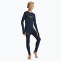Gyermek termikus fehérnemű szett KADVA ALPINESTEP THERMO LIGHT PLUS varrás nélküli, tengerészkék