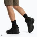 Férfi KADVA Obsidian Mid WP túracipő fekete 3