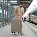 Közepes méretű utazóbőrönd KADVA Palero 64 l bézs 16