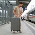 Közepes méretű utazóbőrönd KADVA Palero 64 l szürke 16