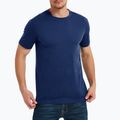 Férfi termál póló WOOLCANO Merino 100% TEE0546 tengerészkék