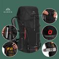 KADVA Sendero trekking hátizsák 35 l fekete 22
