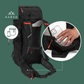 KADVA Sendero trekking hátizsák 35 l fekete 24