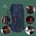 KADVA Sendero 35 l trekking hátizsák acél kék 22