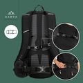 KADVA Escapada 20 l fekete túrahátizsák 22