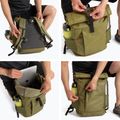 KADVA Companion 20 l khaki színű városi hátizsák 12