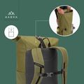 KADVA Companion 20 l khaki színű városi hátizsák 18