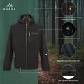 Férfi esőkabát KADVA Forest fekete 22