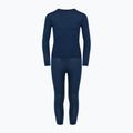 Gyermek termikus fehérnemű szett WOOLCANO Merino 100% SET0683 tengerészkék 2