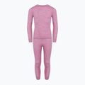 Gyermek termikus fehérnemű szett WOOLCANO Merino 100% SET0683 lila 2