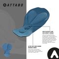 Női kerékpáros rövidnadrág ATTABO Kiro WMNS fekete 12