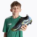 Gyermek futballcipő OneTeam Robero Teen FG/AG fekete/kék 15