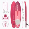 SUP AQUASTIC Perth 9'10" deszka rózsaszínű 18