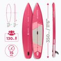 SUP AQUASTIC túradeszka 11'6" rózsaszínű 20