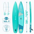 SUP AQUASTIC Touring deszka 12'6" zöld 19