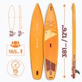 SUP AQUASTIC Touring 12'6" deszka narancs színben 20
