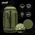 Hátizsák HOOK FIGHTING Camp 2w1 Duffel Bag 41 l zöld 2