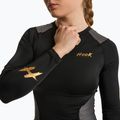 Női hosszú ujjú Rashguard HOOK FIGHTING Base fekete 3