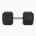 TREXO Hex 37,5 kg-os gumírozott súlyzók 4