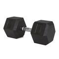 TREXO Hex 37,5 kg-os gumírozott súlyzók 5