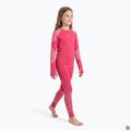 Gyermek termikus fehérnemű szett KADVA Frosty Jrg Set varrás nélküli rózsaszín 4