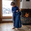 Gyermek termikus fehérnemű szett KADVA Frosty Jrb Set varrás nélküli sötétkék 5