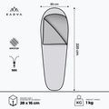 KADVA Light 1000 L balos hálózsák tengerészkék 3
