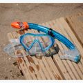 AQUASTIC Shelly gyermek snorkeling szett maszk + búvár + uszony kék 15