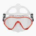 Gyermek snorkeling maszk AQUASTIC Minke piros 2