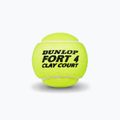 Dunlop Fort Clay Court teniszlabdák 4B 18 x 4 db sárga 601318 3