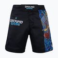 Ground Game MMA Yokai 3.0 férfi MMA rövidnadrág fekete 22SHORTSMMAYOK3
