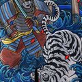 Ground Game MMA Yokai 3.0 férfi MMA rövidnadrág fekete 22SHORTSMMAYOK3 7