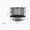 Urbogym Jumper 312 cm-es kerti trambulin fekete 10FT 7