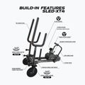 Ellenállási szánkó XEBEX XT4 Sled black 5
